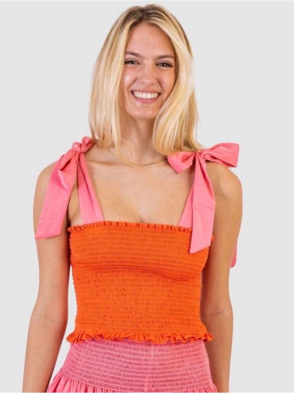 Koch Smocked Top